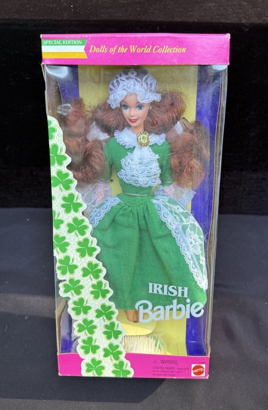 Irish Barbie Dolls Of The World CollectionMattel 1994 Ireland Brand New!